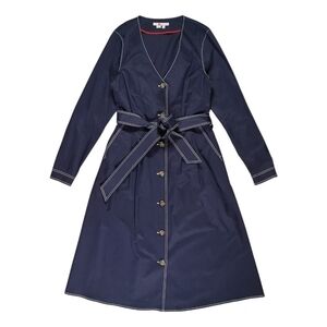 Boden Isabel Stitch Detail Belted Dress
